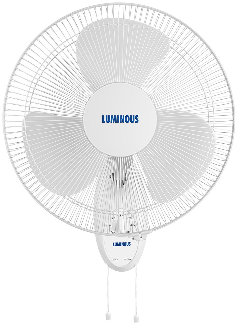 

Luminous SpeedPRO 400 mm Standard Wall Fan ( White Pack of 1 )