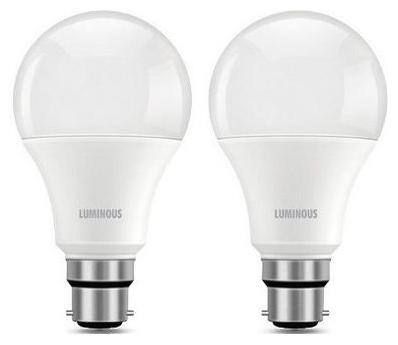 Luminous 7W LED LAMP SHINE PRO B22D CDL (Pack of 2)