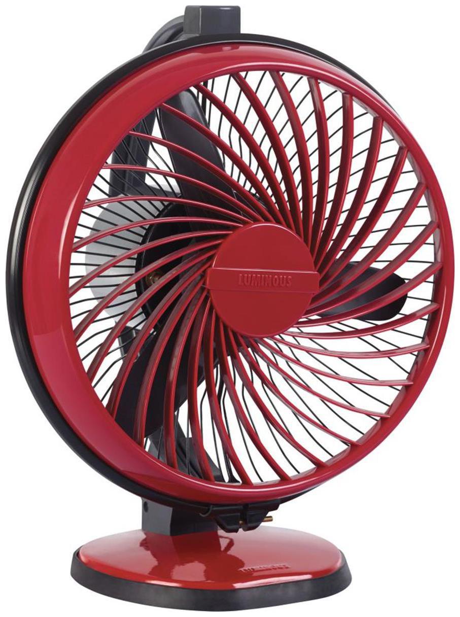 

Luminous Buddy 230 mm Standard Table Fan ( Red Pack of 1 )