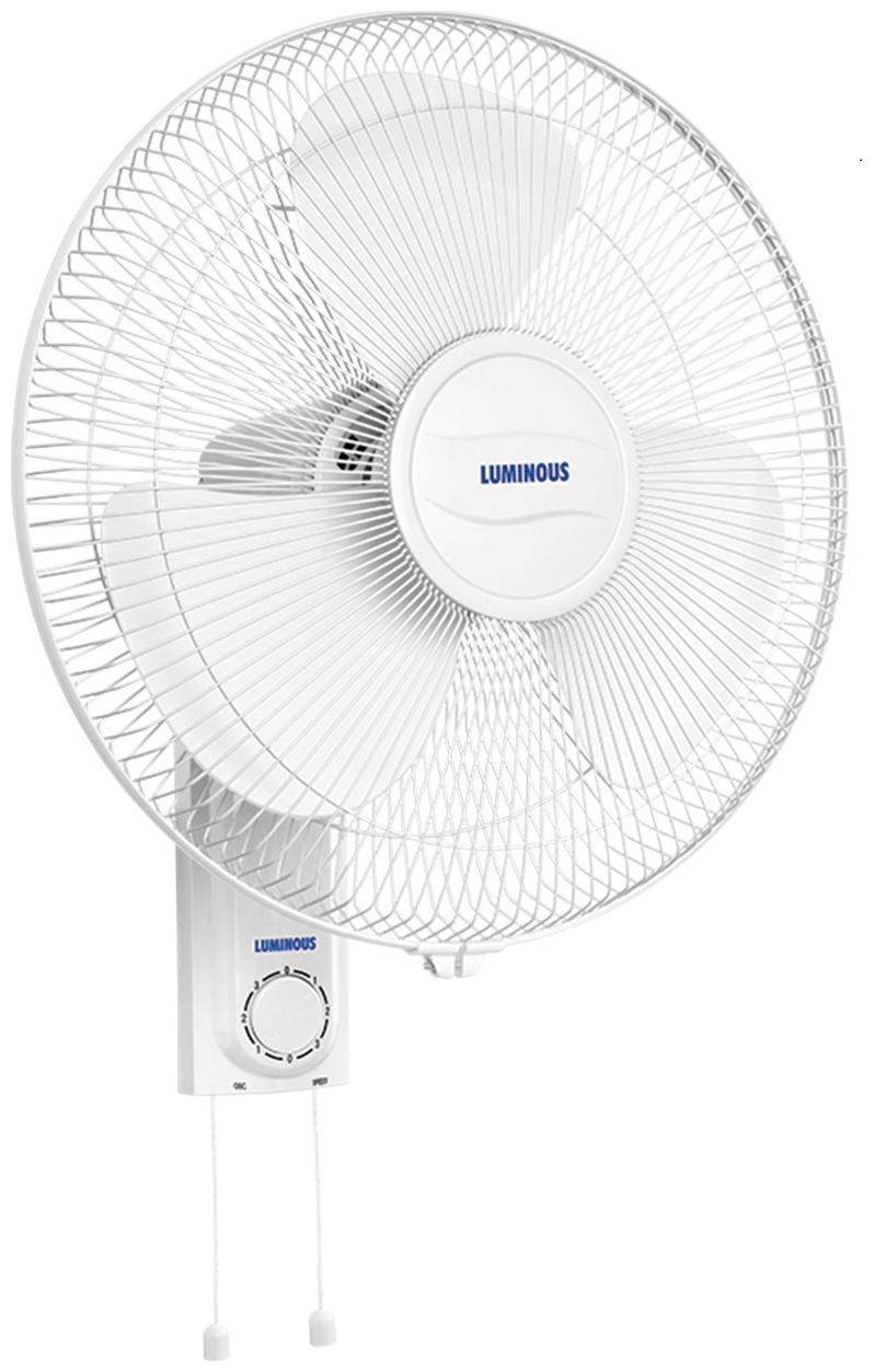 

Luminous Fanfare 400 mm Standard Wall Fan ( White Pack of 1 )