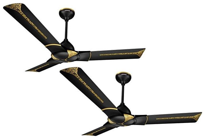 

Luminous Jaipur Ghoomar 1200 mm Standard Ceiling Fan ( Black Pack of 2 )