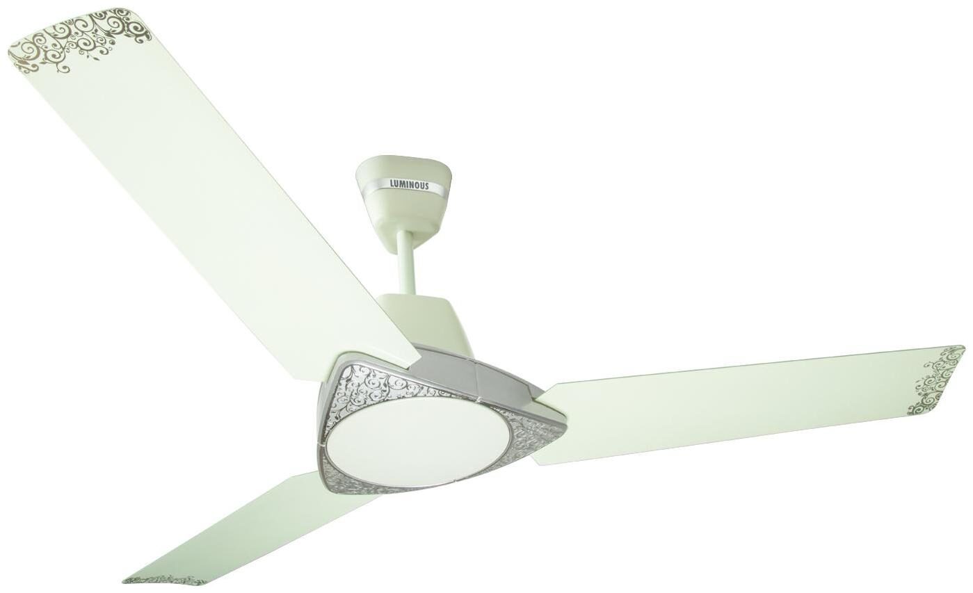 

Luminous Jaipur Bandhej 1200 mm Standard Ceiling Fan ( White Pack of 2 )