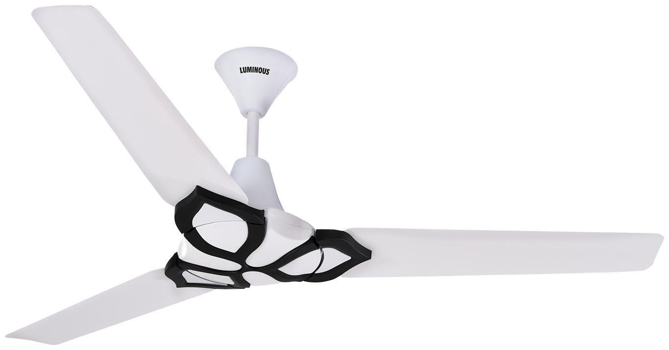 

Luminous Jaipur Gangaur 1200 mm Decorative Ceiling Fan ( White Pack of 1 )