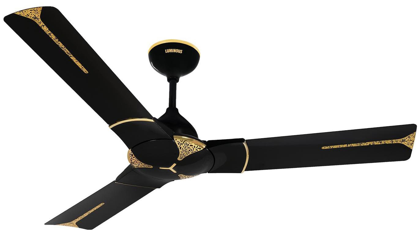 

Luminous Jaipur Ghoomar 1200 mm Decorative Ceiling Fan ( Black Pack of 1 )