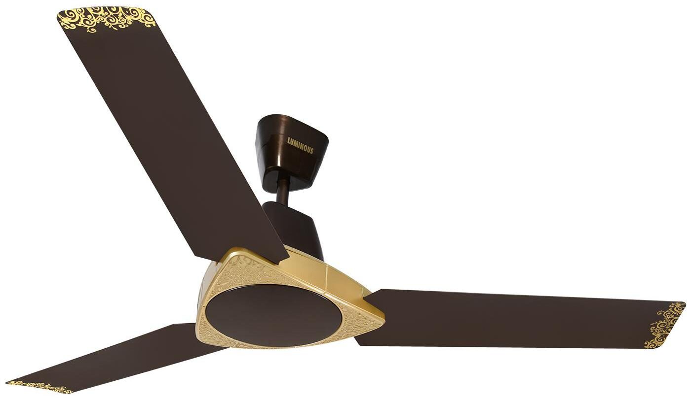 

Luminous Jaipur Bandhej 1200 mm Premium Ceiling Fan ( Brown Pack of 1 )