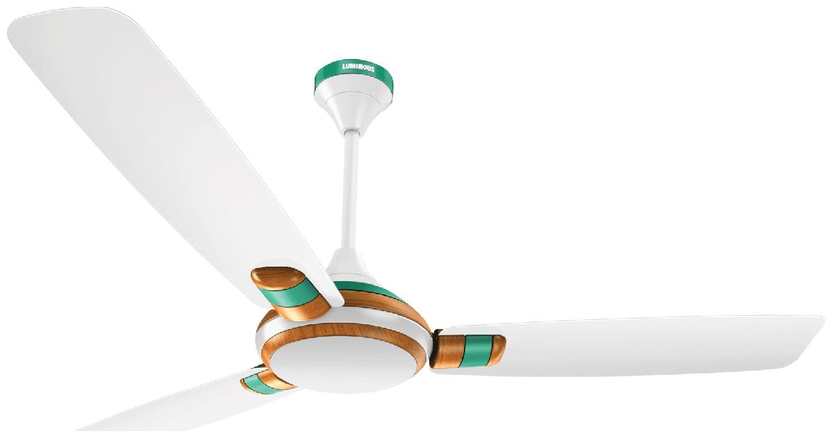 

Luminous Rio Carnival 1200 mm Decorative Ceiling Fan ( White Pack of 1 )