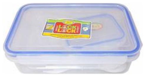 

GLUCKLICH Transparent Lunch box ( Set of 1 550 ml )