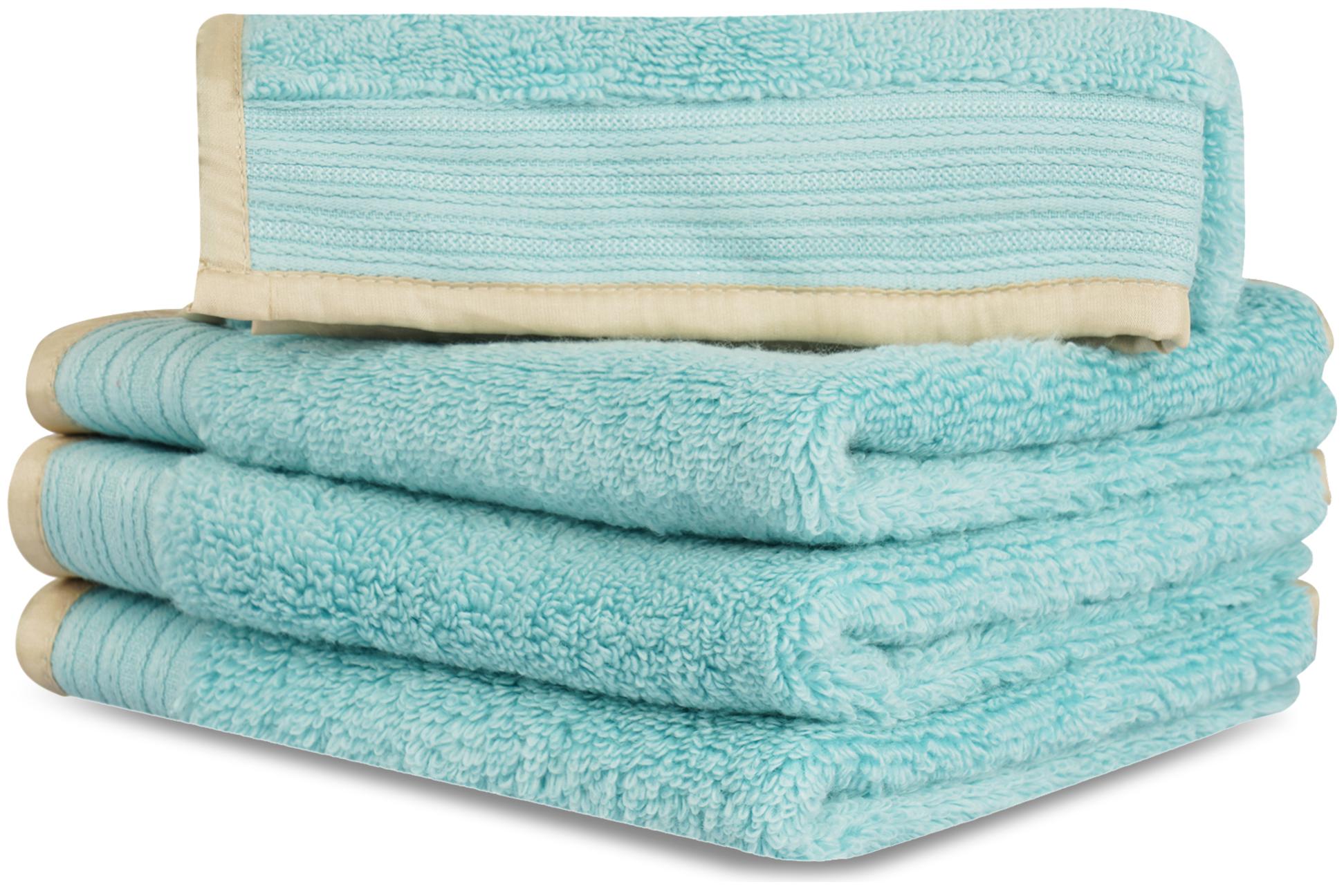 

LUSH BEYOND 500 GSM Cotton Face Towel ( 4 Pieces Green )