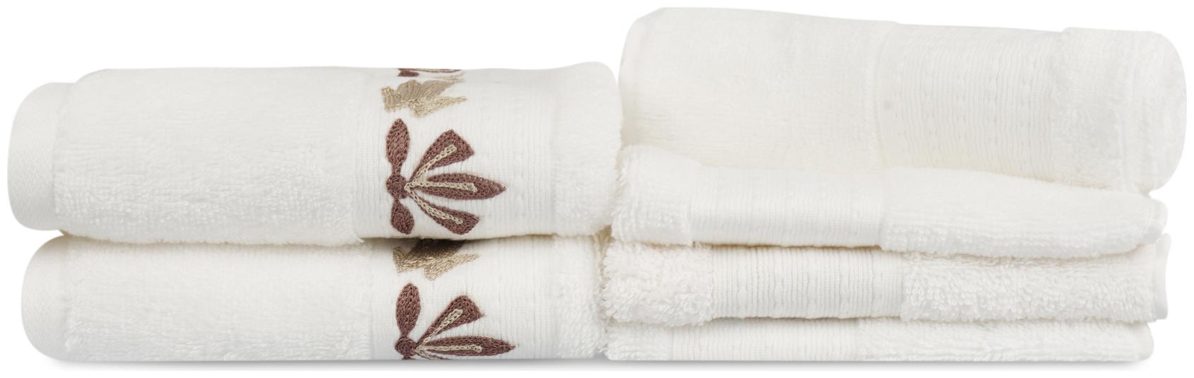 

LUSH BEYOND 500 GSM Cotton Face Towel ( 6 Pieces White )