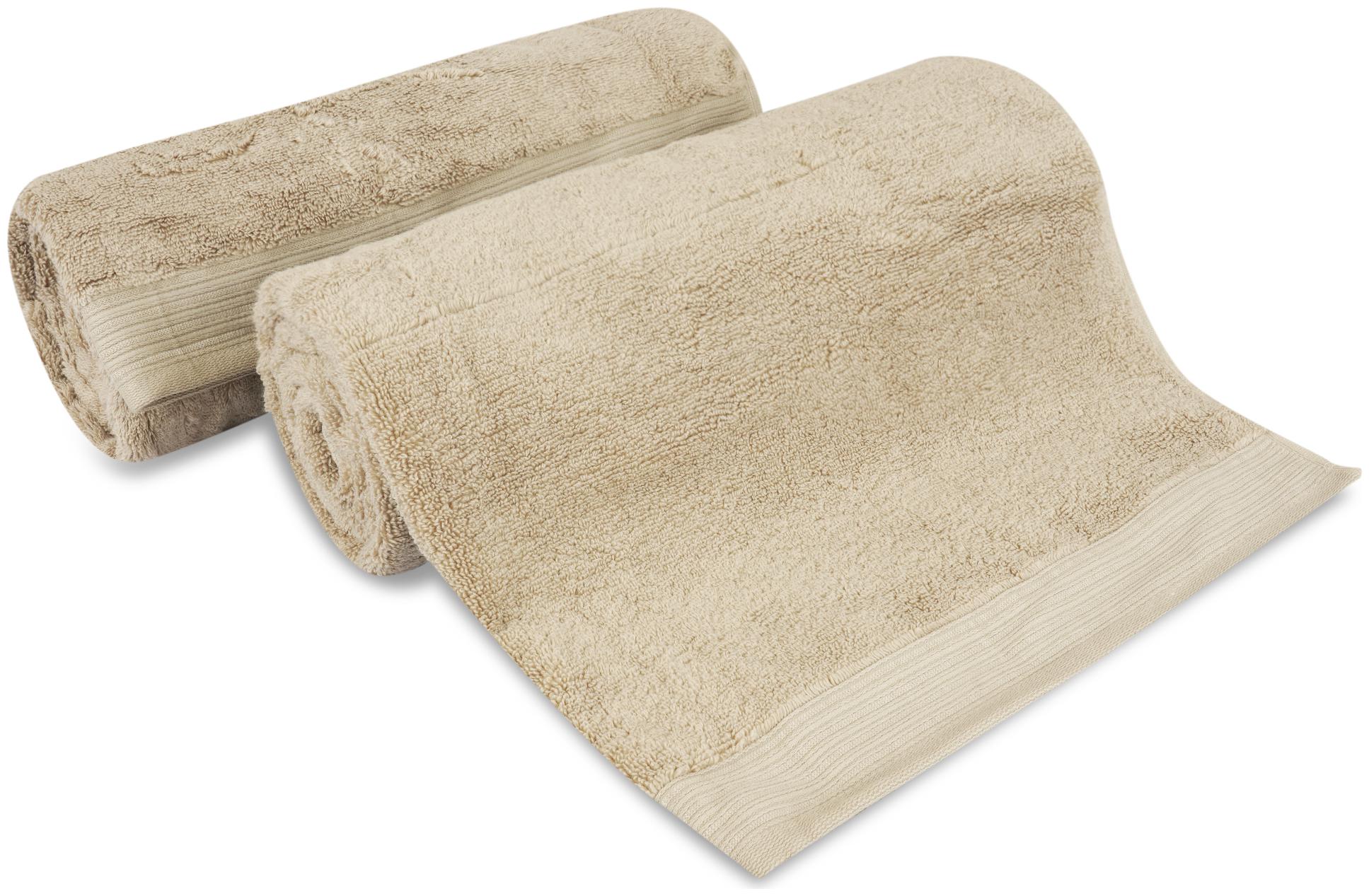 

LUSH BEYOND 500 GSM Cotton Bath Towel ( 2 Pieces Beige )