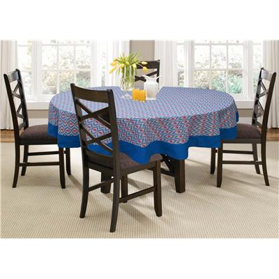 

Lushomes 4 Seater Diamond Printed Round Table Cloth