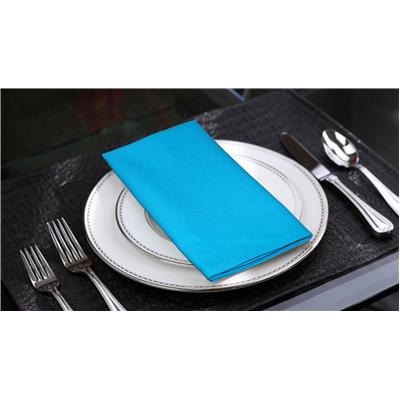 

Lushomes Bachelor Button Cotton Plain 6 Table Napkins Set (Dinner Napkins)