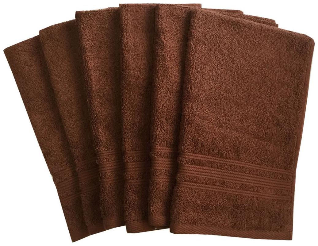 

Lushomes 450 GSM Cotton Hand Towel ( 6 Pieces Brown )
