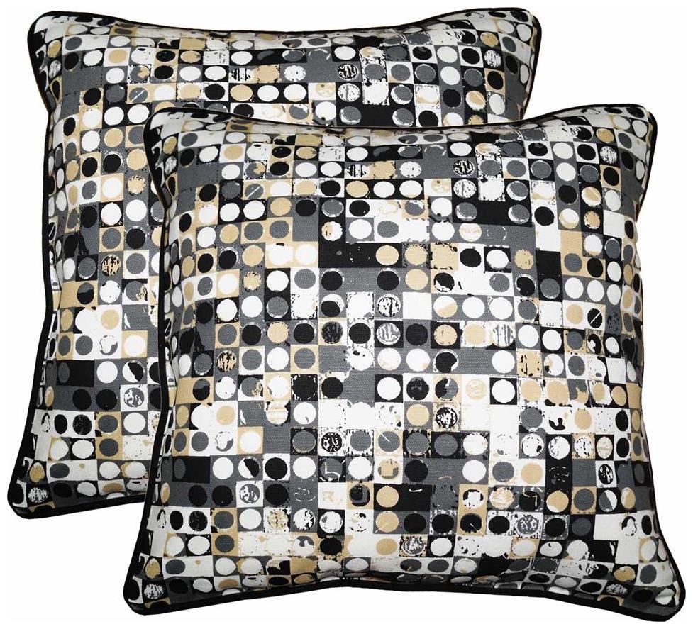 

Lushomes Coins Print Cotton Cushion Covers (Size 16 x 16) Pack of 2