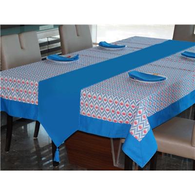 

Lushomes Diamond Printed 12 Seater Table Linen Set