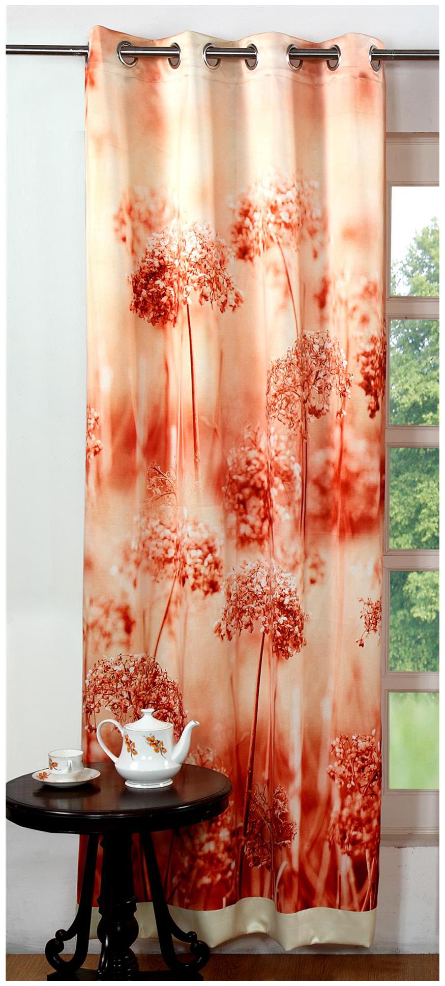 

Lushomes Digitally Printed Jungle Polyester Blackout Curtains for Doors (Single pc)