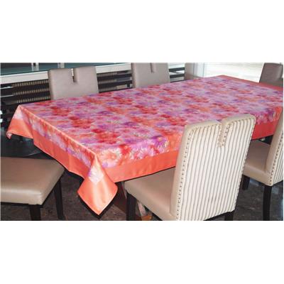 

Lushomes Digital Printed Rust Themed Abstract Table Cover For 6 Seater