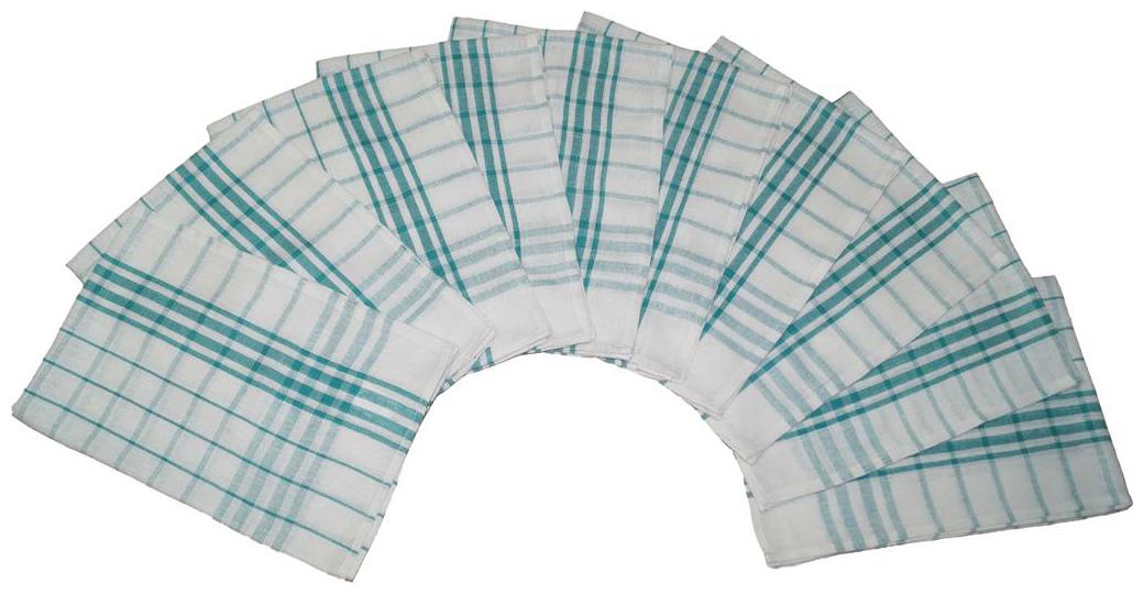 

Lushomes Green Cotton Kitchen Towels (Pack of 10)