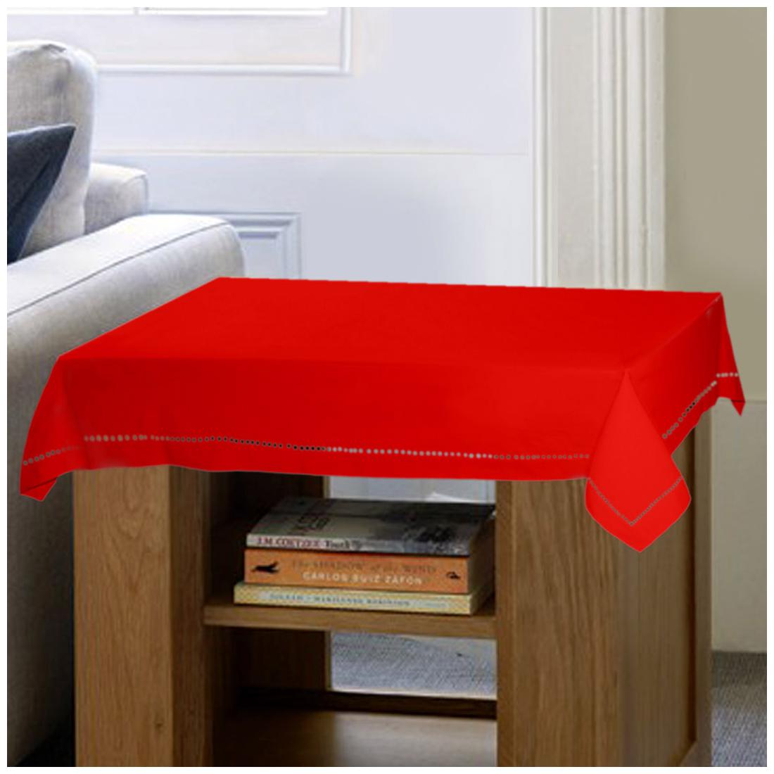 

Lushomes Plain Tomato Side Table Cloth