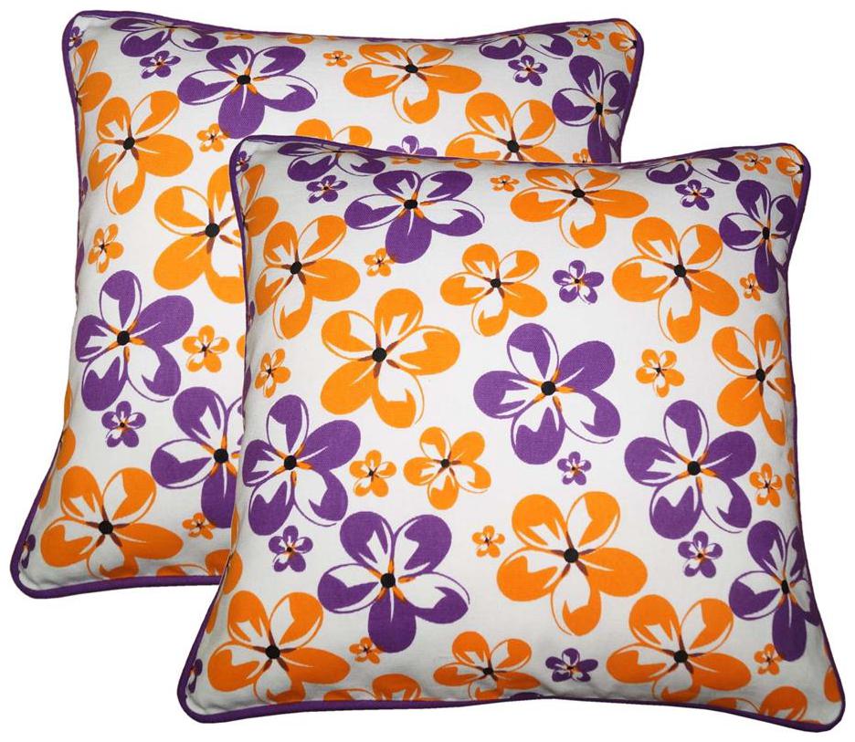 

Lushomes Shadow Print Cotton Cushion Covers (Size 12 x 12) Pack of 2