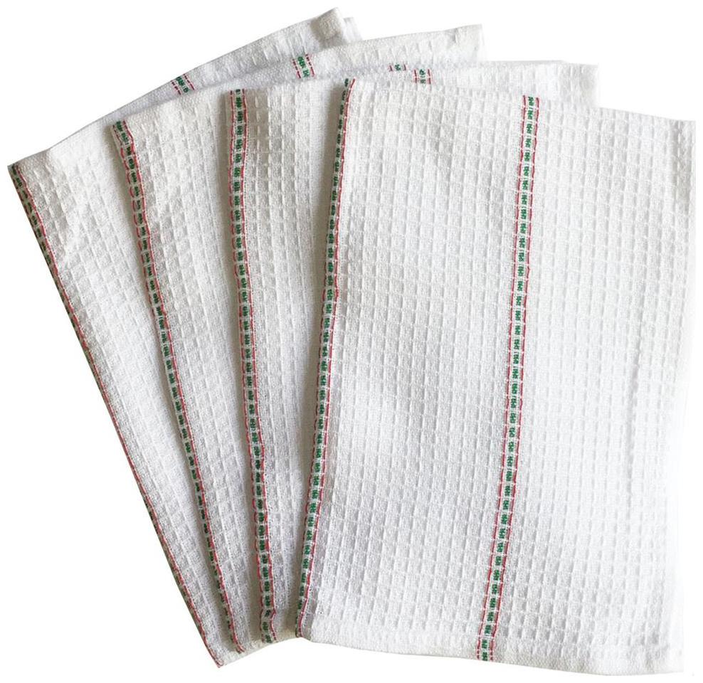 

Lushomes Special White Waffle Floor Cloth (Pack of 4)