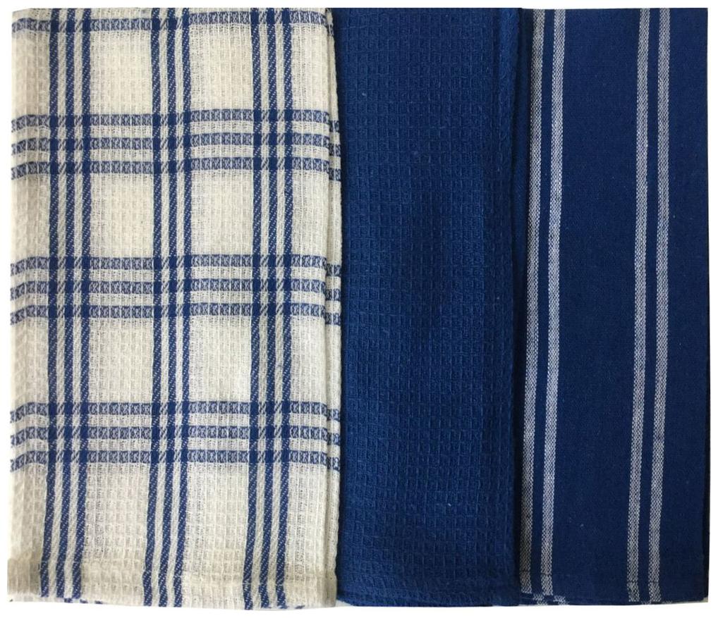 

Lushomes Super Absorbent and Soft Blue Kitchen Towels (13 x 22 Pack of 3)