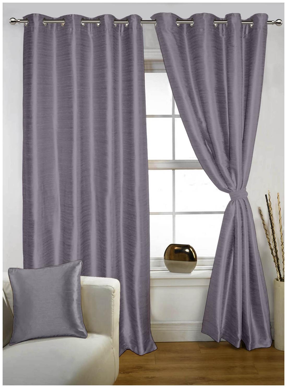 

Lushomes Twinkle Star Curtain With Blackout Lining For Doors (7 ft)