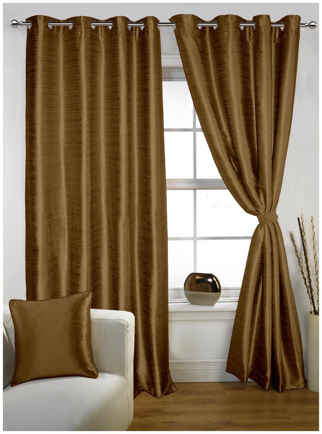 

Lushomes Twinkle Star Curtain With Blackout Lining For Long Door (9 ft)