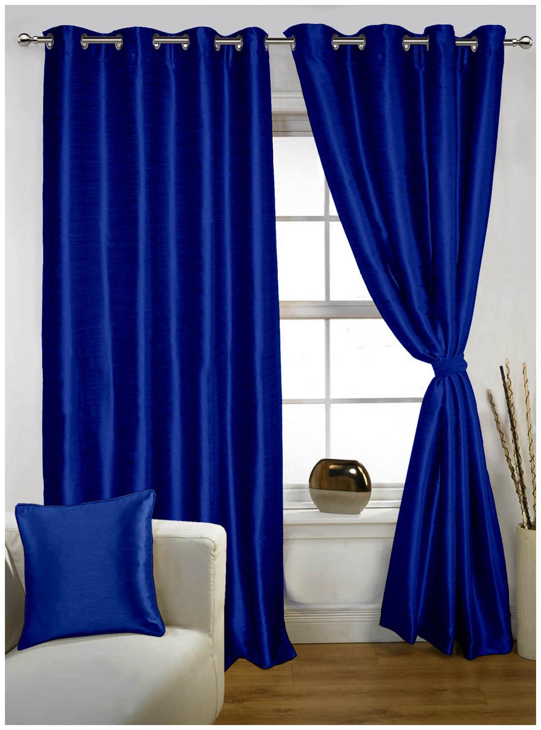 

Lushomes Twinkle Star Curtain With Blackout Lining For Doors (7 ft)
