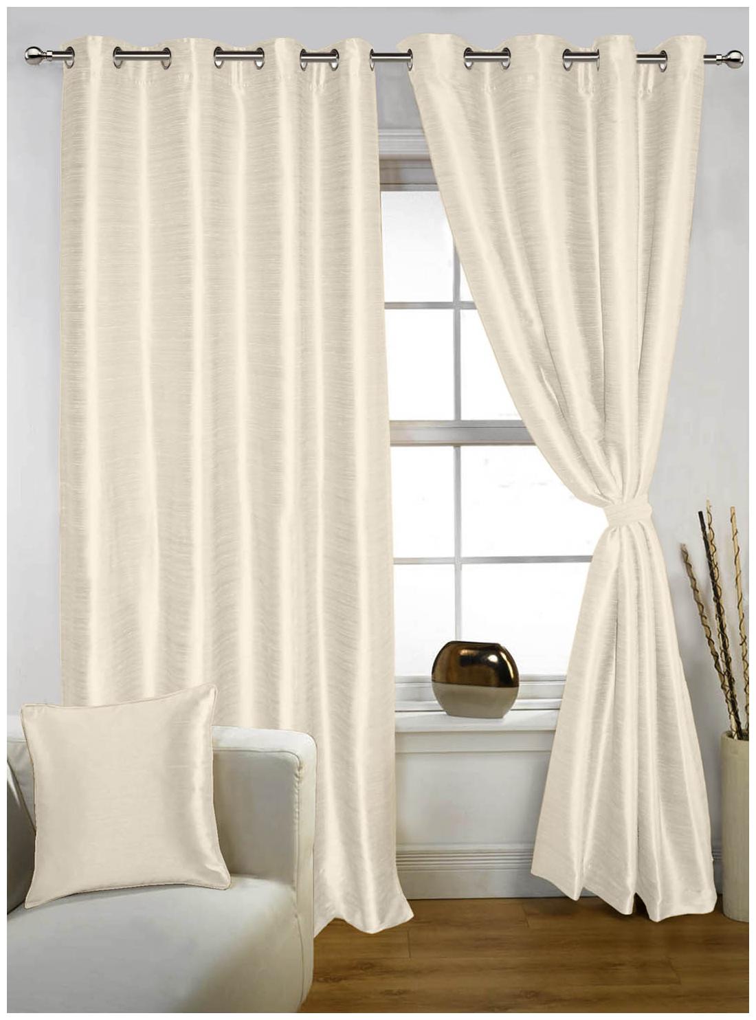 

Lushomes Twinkle Star Curtain With Blackout Lining For Doors (7 ft)
