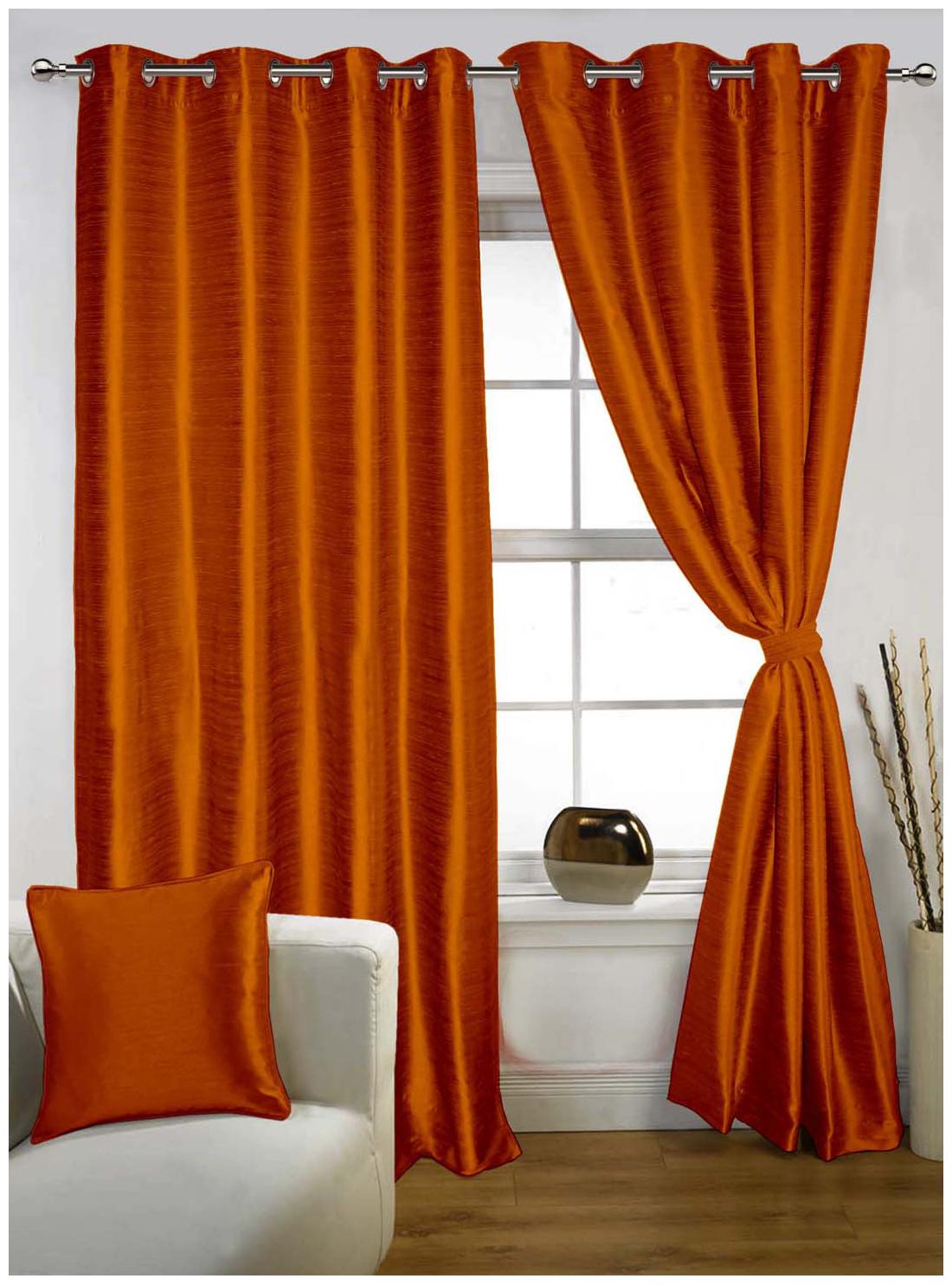 

Lushomes Twinkle Star Curtain With Blackout Lining For Long Door (9 ft)