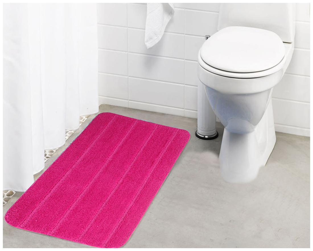 

Lushomes Ultra Soft Microfiber Polyester Pink Large Bath Mat