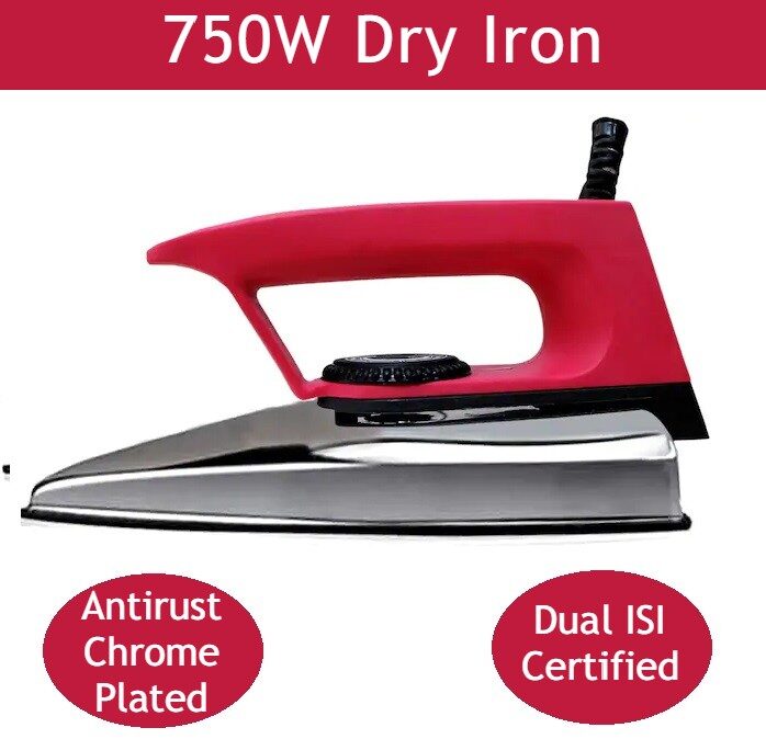 MACIZO Cute 750 W Dry Iron (Red)