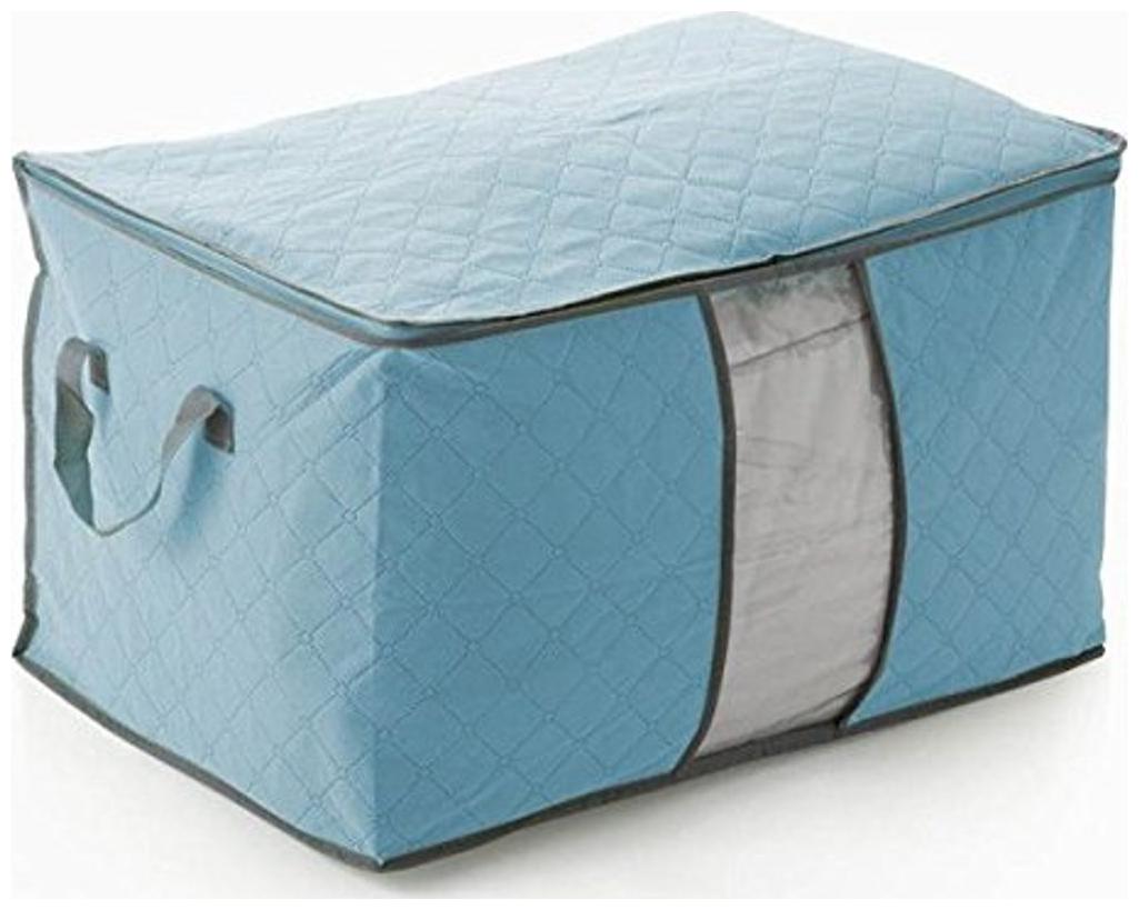 

MadSan Foldable Fabric Clothes Storage Box (45 01 cm x 30 cm x 48 01 cm Assorted Color)