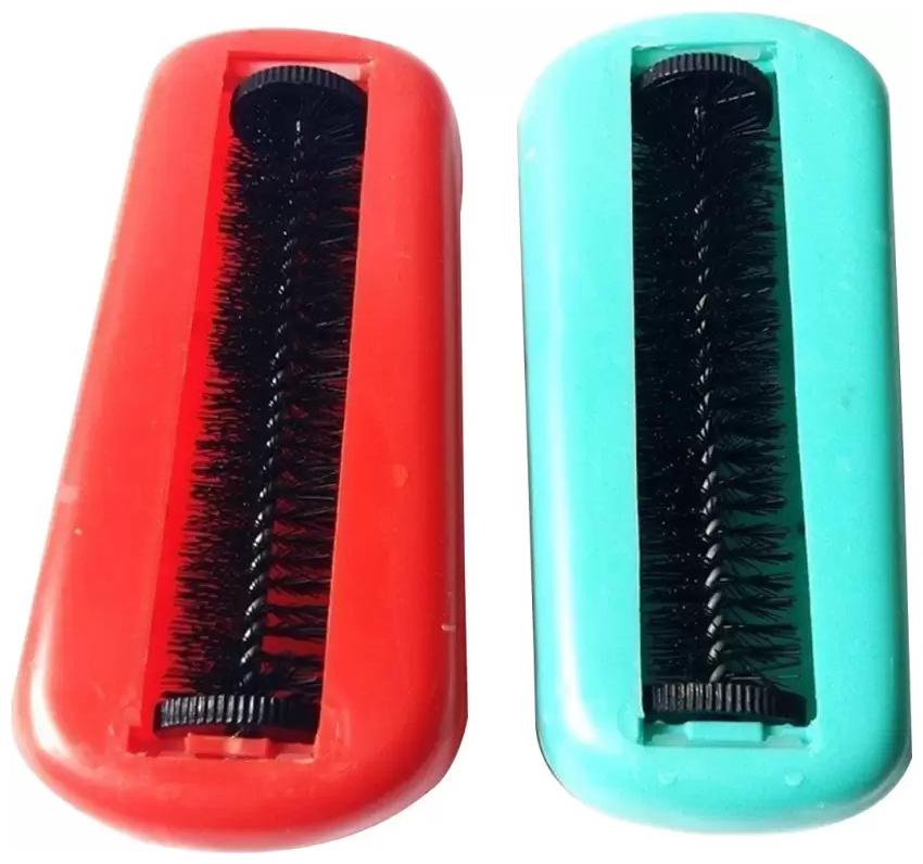 

Magic Cleaning Roller for Sofa Bed Carpet Car Seat Plastic Wet Dry Brush (2Pc) Multicolor