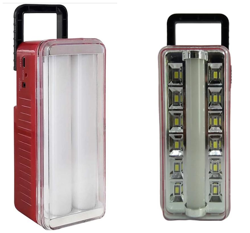 

Magical Glow Emergency Rechargeable Pack of 02 Light - 12 SMD Lantern with 2 Tube Lantern
