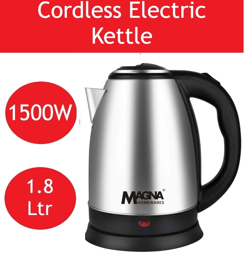 

Magna Homewares MAG-1803 1 8 L Silver Electric Kettle ( 1500 W )