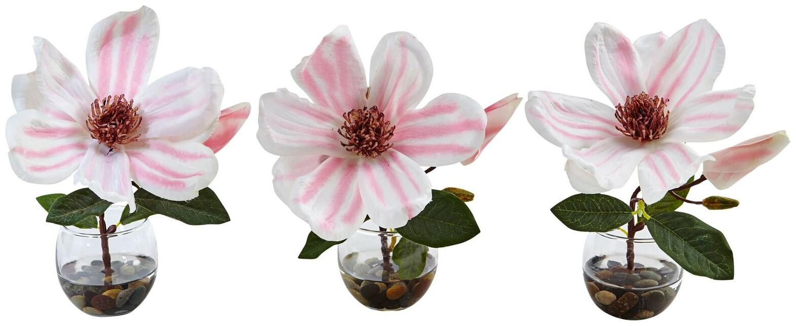 

Magnolia in Votive Glass (Set of 3)
