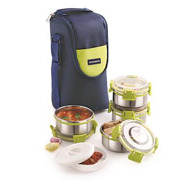 

Magnus Assorted Lunch box ( Set of 1 1200 ml )