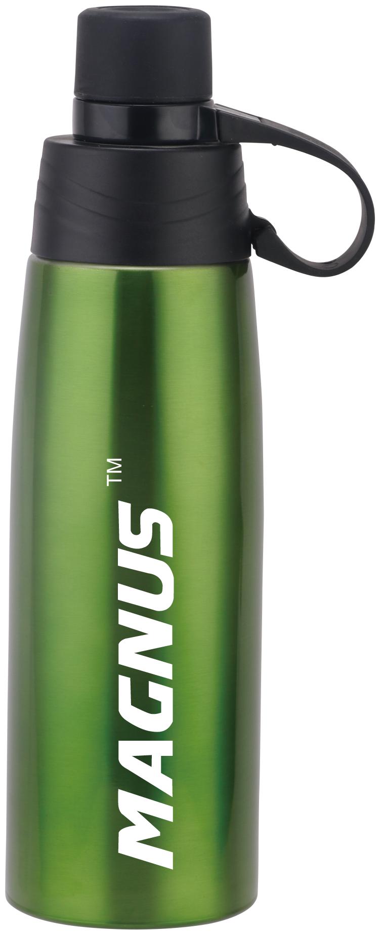 

Magnus Stainless Steel Green Water Bottle ( 550 ml Set of 1 )