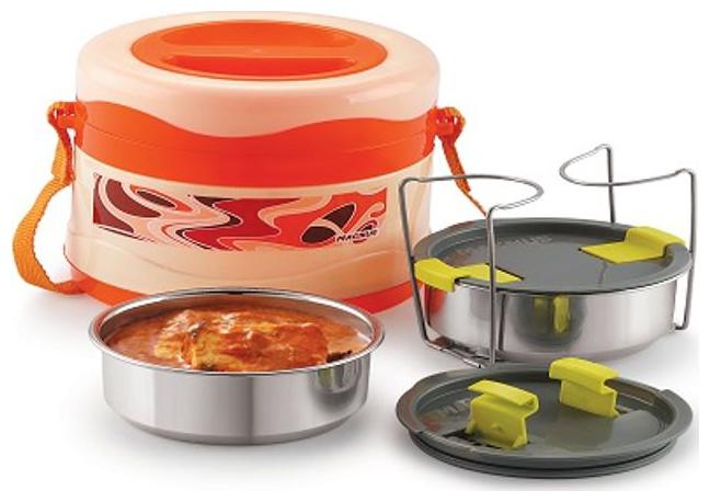 

Magnus Orange Lunch box ( Set of 1 600 ml )