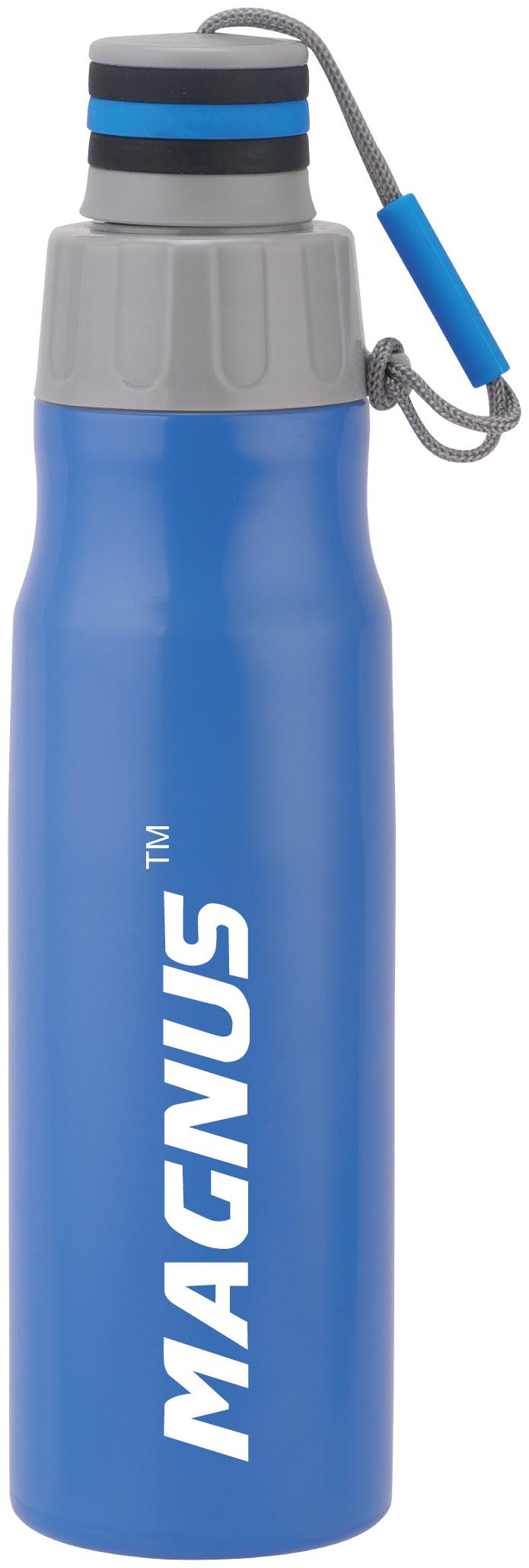 

Magnus Stainless Steel Blue Water Bottle ( 750 ml Set of 1 )