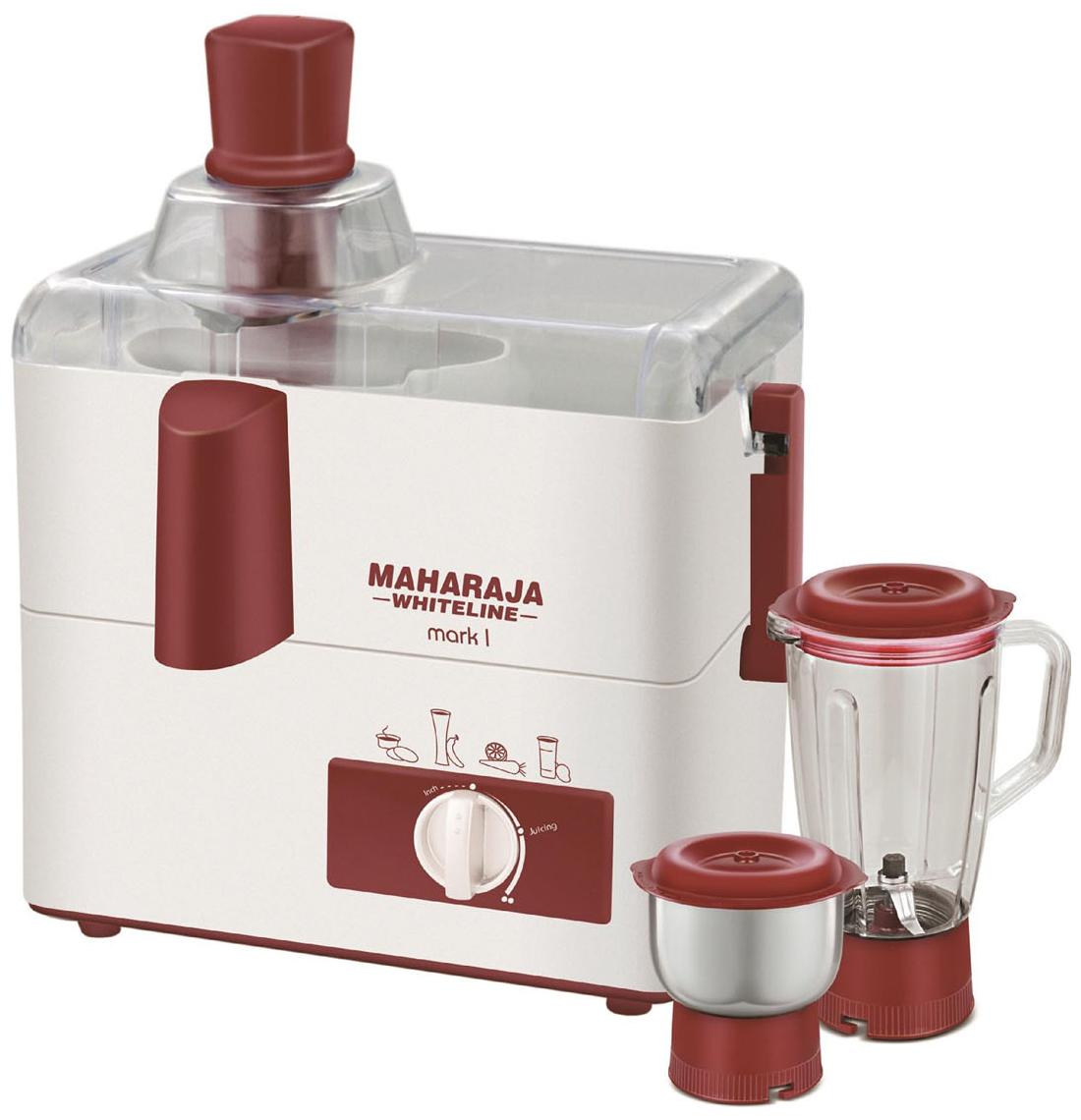 Buy Maharaja Whiteline MARK 1 450 W Juicer Mixer Grinder ( White