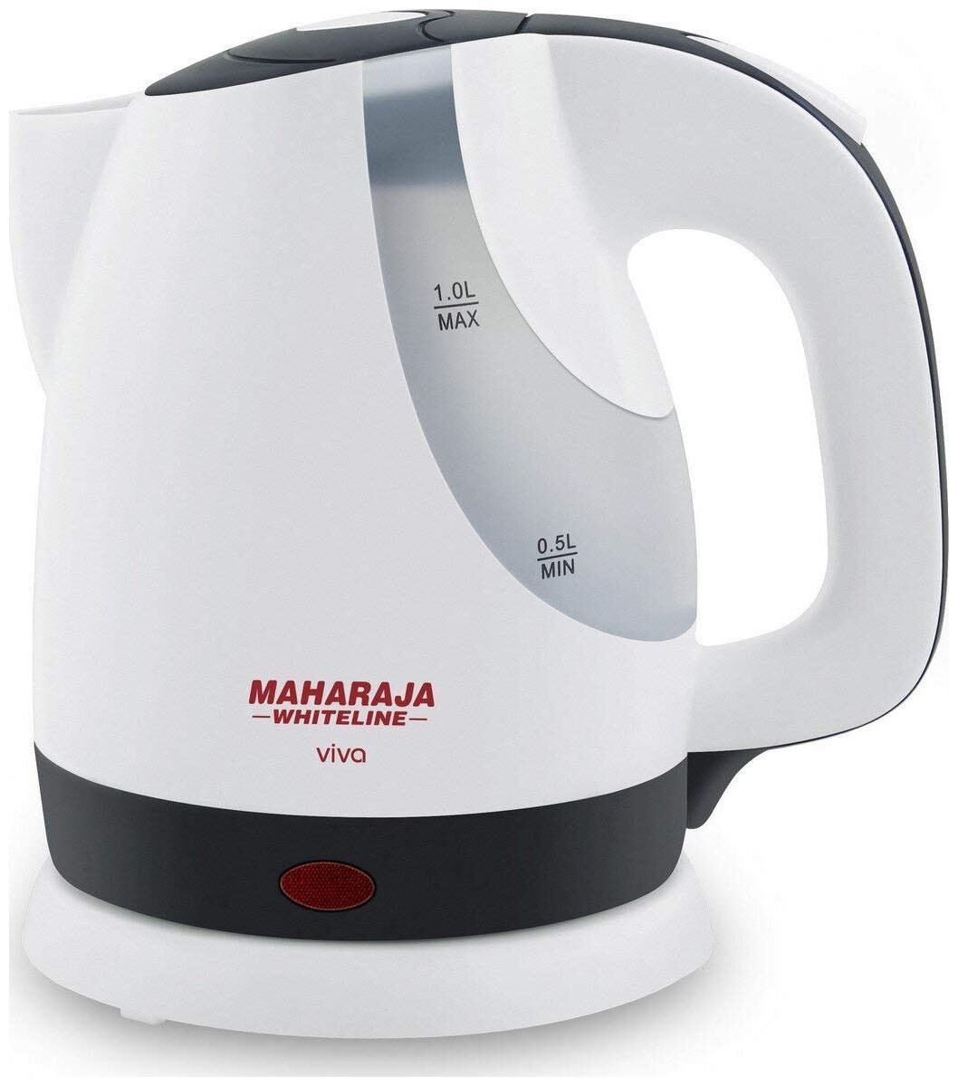 

Maharaja Whiteline VIVA 1 L White Electric Kettle ( 1200 W )
