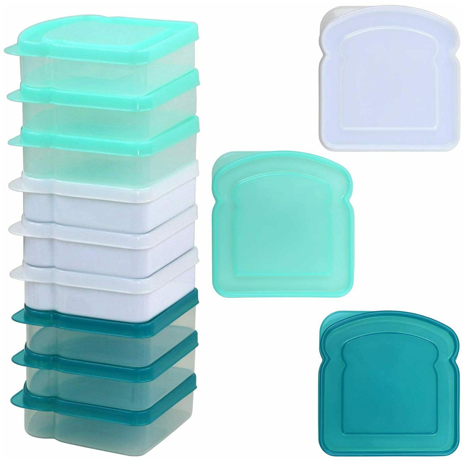 

Mainstays Sandwich Containers Assorted Colors 12-Pack