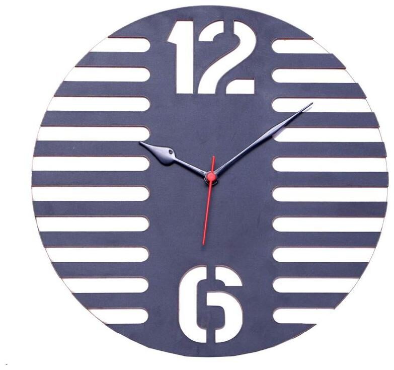 

Maison Cuisine Wood Analog Wall clock ( Set of 1 )