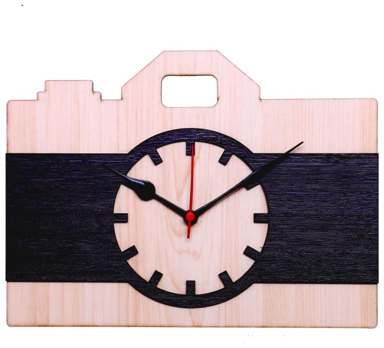 

Maison Cuisine Wood Analog Wall clock ( Set of 1 )