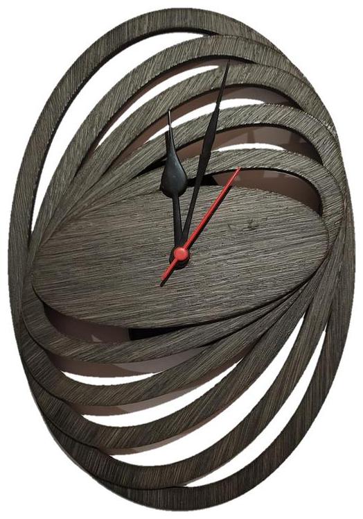 

Maison Cuisine Wood Analog Wall clock ( Set of 1 )