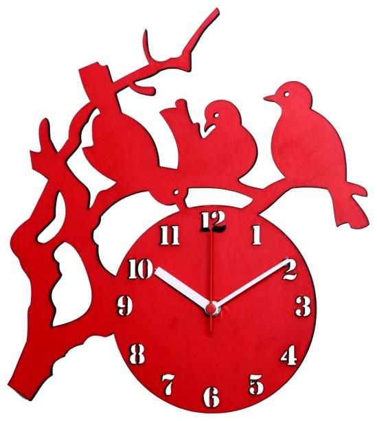 

Maison Cuisine Wood Analog Wall clock ( Set of 1 )