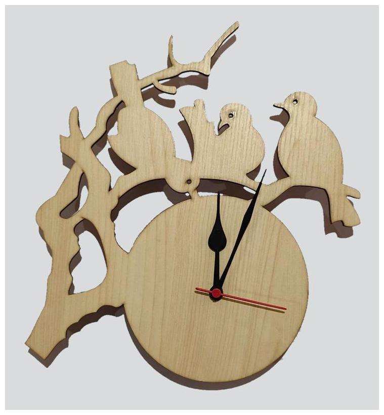 

Maison Cuisine Wood Analog Wall clock ( Set of 1 )